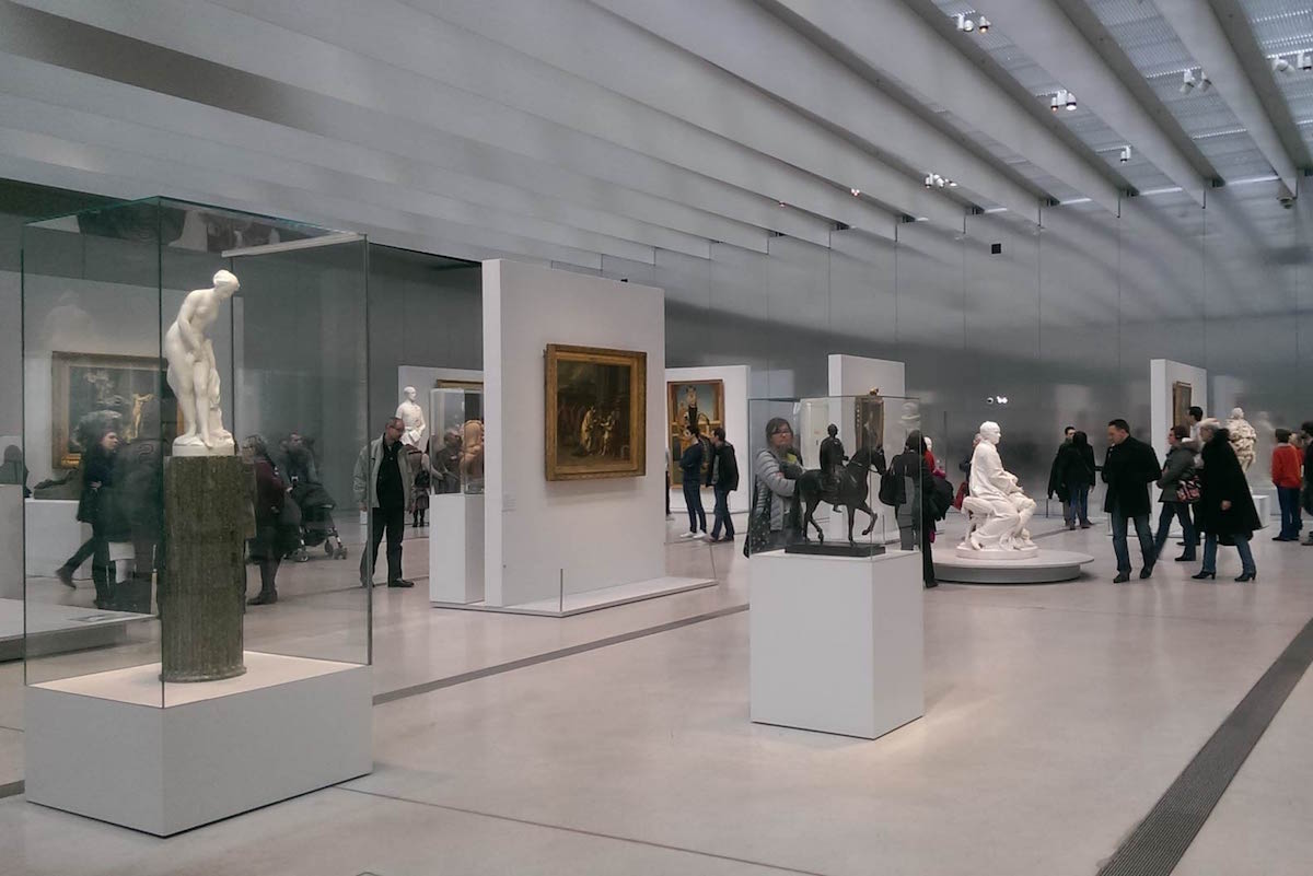 une salle du musée Louvre-Lens 